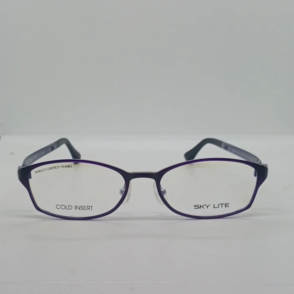 NWT WOMEN'S SKY LITE EYEGLASS FRAMES 1001 PURPLE